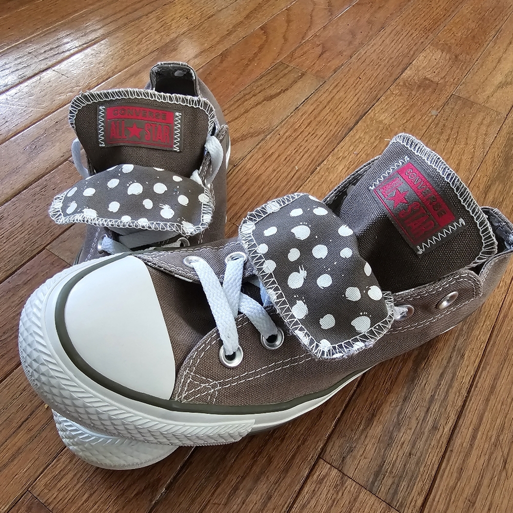 CONVERSE AllStar Gray Polka Dot 534760F